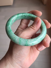 Load image into Gallery viewer, 56.5mm Certified Type A 100% Natural sunny green yellow Jadeite bangle J148-8114