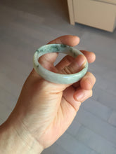 Load image into Gallery viewer, 50.2mm certified 100% natural Type A light green/gray/purple jadeite jade bangle PD202-2389