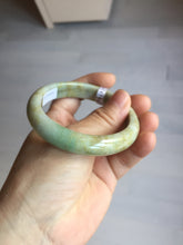 Load image into Gallery viewer, 56.5mm certified Type A 100% Natural light green/yellow/red/white Jadeite Jade bangle AZ196-2756