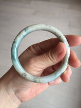 Load image into Gallery viewer, 56.8mm Certified Type A 100% Natural light green/yellow/red strawberry jelly Jadeite Jade bangle AA87-3950