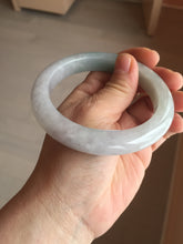 Load image into Gallery viewer, 60.4mm certified Type A 100% Natural icy watery light green/purple Jadeite Jade bangle BF145-9528