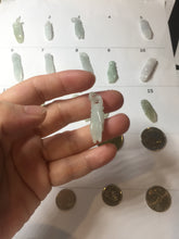 Load image into Gallery viewer, 100% natural type A icy watery sunny green/purple a pearl in my palm (apple of my eye, 掌上明珠) Jadeite jade bead PH233