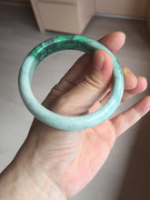 Load image into Gallery viewer, Shopify only. 56.5mm certified 100% natural type A dark green sunny green jadeite jade bangle BH82-8224