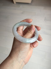 Load image into Gallery viewer, 53.5mm certified 100% natural Type A icy water sunny green/gray/black jadeite jade bangle BP158-5028