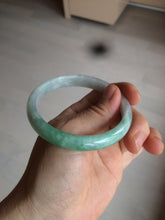 Load image into Gallery viewer, 56.9mm certified 100% natural Type A sunny green jadeite jade bangle L150-5348