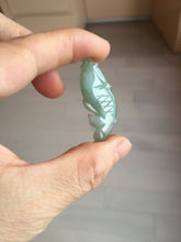 Load image into Gallery viewer, 100% Natural green/dark green/yellow/purple jadeite jade 3D fish Pendant group BF154