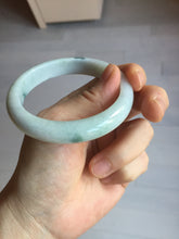 Load image into Gallery viewer, 55.5mm certified 100% natural Type A green white jadeite bangle PD154-6315