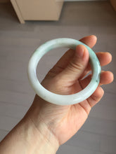 Load image into Gallery viewer, 60mm Certified Type A 100% Natural sunny green white Jadeite bangle PA263-3841