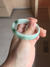 Load image into Gallery viewer, 51.5mm Certified type A 100% Natural light green thin Jadeite Jade bangle PB269-1039
