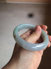 Load image into Gallery viewer, Reserved! Please don't order. 56.8mm certified type A 100% Natural icy watery green/white/brown/purple jadeite jade bangle Z127-4408
