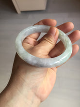 Load image into Gallery viewer, 59mm Certified Type A 100% Natural icy watery green purple Jadeite Jade bangle BQ48-6803