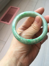 Load image into Gallery viewer, 52.3mm Certified Type A 100% Natural sunny green yellow white Jadeite bangle PC164-8128