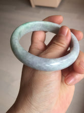Load image into Gallery viewer, 59mm Certified Type A 100% Natural sunny green purple Jadeite Jade bangle BP39-1184