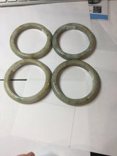 Load image into Gallery viewer, 54-57mm Certified type A 100% Natural yellow/brown Jadeite bangle group GL6