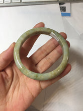 Load image into Gallery viewer, 54-57mm Certified type A 100% Natural yellow/brown Jadeite bangle group GL6