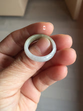 Load image into Gallery viewer, Size 5 1/4-10 1/2 100% natural type A yellow gray purple white jadeite band ring group AA109