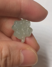 Load image into Gallery viewer, 100% natural type A legit green/yellow four-leaf clover jadeite jade pendants BG46