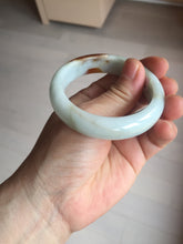 Load image into Gallery viewer, 50mm Certified 100% Natural Type A light green/yellow/brown Maple Syrup Mint Cake jadeite jade bangle BS136-4040