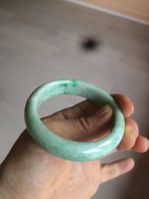 Load image into Gallery viewer, 51.5mm certificated Type A 100% Natural sunny green Jadeite Jade bangle AY33-0435