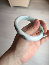 Load image into Gallery viewer, 53.5mm 100% natural certified sunny green brown pink oval jadeite jade bangle BN29-8348