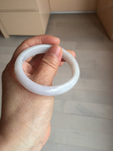 Load image into Gallery viewer, 52mm certified Type A 100% Natural green/purple/white oval Jadeite Jade bangle BM58-0261