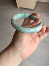 Load image into Gallery viewer, 58mm Certified Type A 100% Natural white/light purple/sunny green Jadeite Jade bangle BM65-5076