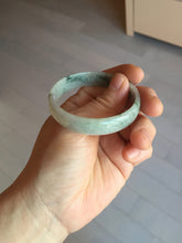 Load image into Gallery viewer, 50.2mm certified 100% natural Type A light green/gray/purple jadeite jade bangle PD202-2389