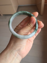 Load image into Gallery viewer, 57mm Certified 100% natural Type A light green/purple white Whispers of the Spring Breeze jadeite jade bangle PH98-5427
