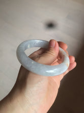 Load image into Gallery viewer, 54.6mm certified 100% natural type A white/purple/brown/gray jadeite jade bangle AX20-7723