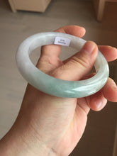 Load image into Gallery viewer, 60.4mm certified Type A 100% Natural icy watery light green/purple Jadeite Jade bangle BF145-9528