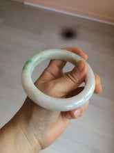 Load image into Gallery viewer, 59.8mm Certificated Type A 100% Natural white/sunny green/purple jadeite jade bangle AZ5-9139