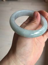 Load image into Gallery viewer, 53.4mm Certified Type A 100% Natural icy watery light green purple jadeite Jade bangle BK121-3399