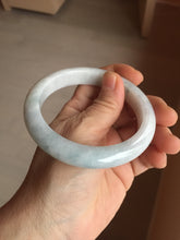 Load image into Gallery viewer, 59.8mm Certificated Type A 100% Natural White green Jadeite Jade bangle AA117-8441