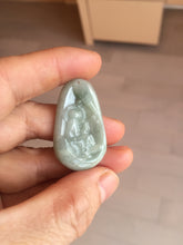 Load image into Gallery viewer, 100% natural green/blue/gray/yellow Guatemala jadeite jade Zen(悟道) pendant BF148