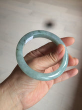 Load image into Gallery viewer, 56.8mm 100% natural Type A icy watery green jadeite jade bangle AX51-7558