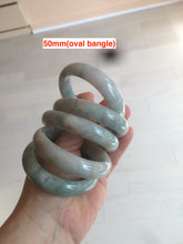 Load image into Gallery viewer, 51/52/54/55.5mm certified Type A 100% Natural light green/brown Jadeite Jade bangle GL11
