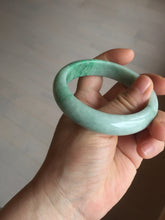 Load image into Gallery viewer, 55.8mm Certified 100% natural Type A sunny green jadeite jade bangle BM75-4431