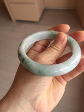 Load image into Gallery viewer, 57.5mm certified type A 100% Natural light green/purple Jadeite jade bangle PA232-5118