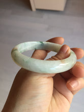 Load image into Gallery viewer, 57.5mm certificated Type A 100% Natural light green/red/brown Jadeite Jade bangle Y165-7275