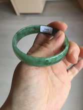 Load image into Gallery viewer, 52.8mm certified 100% natural Type A forest green dark green jadeite jade bangle BP15-8593