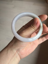 Load image into Gallery viewer, 57.7mm Certified 100% natural Type A dark green white purple jadeite jade bangle AH91-3014