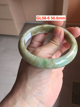 Load image into Gallery viewer, 54-58mm Certified type A 100% Natural yellow/brown/red Jadeite bangle group GL58