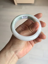 Load image into Gallery viewer, 55.5mm Certified Type A 100% Natural green white Jadeite Jade bangle BQ58-6877