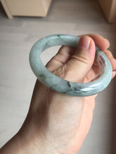 Load image into Gallery viewer, 52.3mm certified 100% natural Type A icy watery dark green jadeite jade bangle AH103-4490
