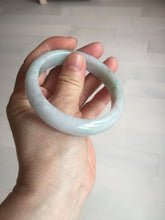 Load image into Gallery viewer, 56.5mm 100% natural type A green/white/purple/red (FU LU SHOU) jadeite jade bangle BP54-0621