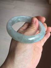 Load image into Gallery viewer, 53.4mm Certified Type A 100% Natural icy watery light green purple jadeite Jade bangle BK122-3397