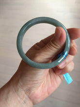 Load image into Gallery viewer, 54.2mm Certified Type A 100% Natural dark green/blue/gray/black Guatemala Jadeite jade bangle BM16-1449
