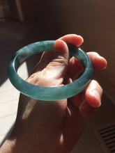 Load image into Gallery viewer, 60.8mm Certified Type A 100% Natural dark green/blue/gray/black Guatemala Jadeite bangle PJ144-1479