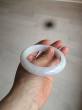 Load image into Gallery viewer, 57.5mm Certified 100% natural Type A sunny green/purple jadeite jade bangle AX90-1457