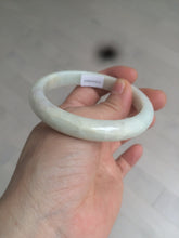 Load image into Gallery viewer, 56mm Certified type A 100% Natural green/yellow Jadeite bangle D122-8933